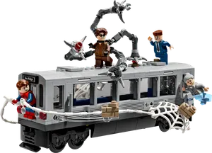 Spider-Man vs. Doc Ock Subway Train Scene