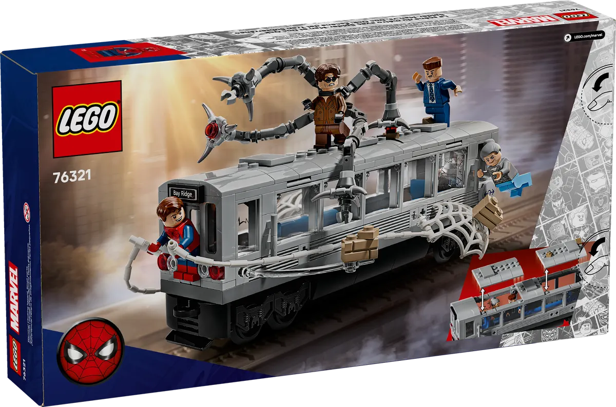 Spider-Man vs. Doc Ock Subway Train Scene - Image 7