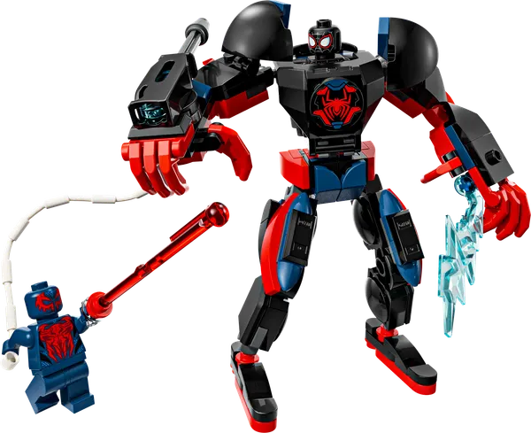 Miles Morales Mech vs. Spider-Man 2099