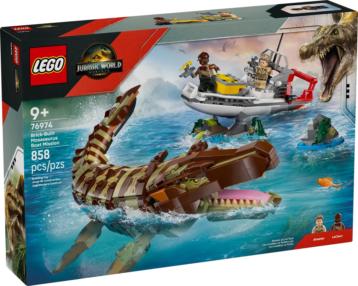 Brick-Built Mosasaurus Boat Mission - Image 5