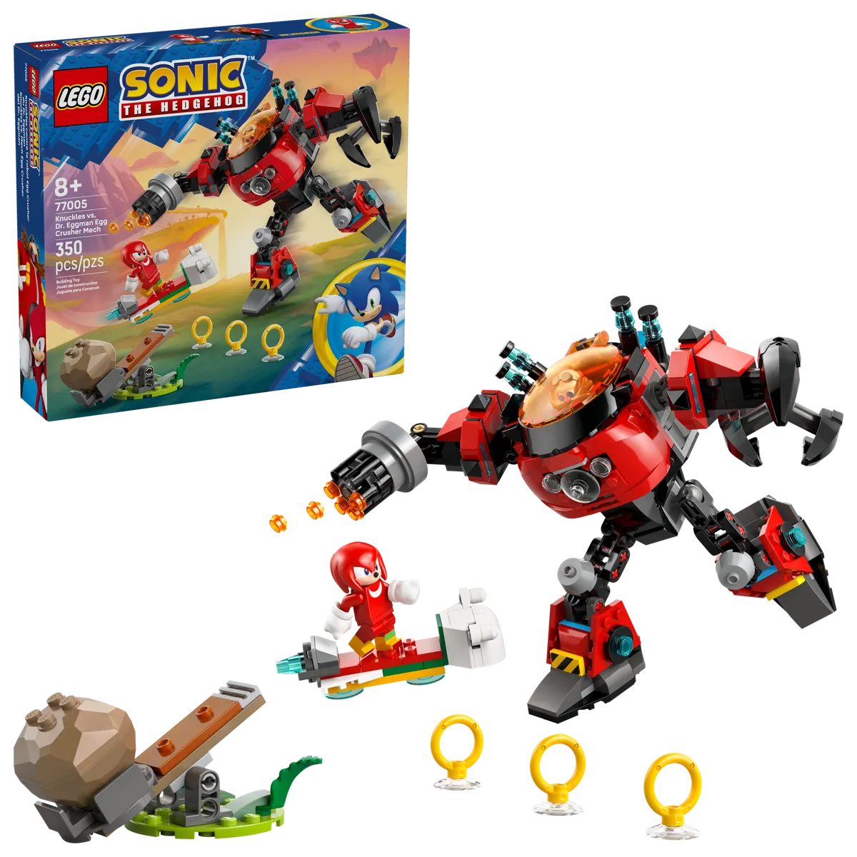 Knuckles vs. Dr. Eggman Egg Crusher Mech - Image 2