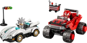 Silver's Car vs. Knuckles' Monster Truck