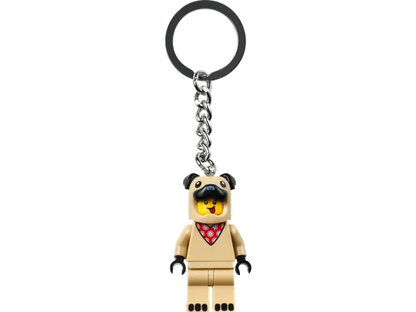 French Bull Dog Guy Keyring